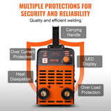 VEVOR ARC Stick Welder 220V 140A Stick/Lift TIG 2-in-1 Welding Machine Hot Start - 45-Degree Angle