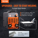 VEVOR ARC Stick Welder 220V 120A 2-in-1 Lift TIG Welding Machine Hot Start - Front View