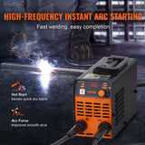 VEVOR ARC Stick Welder 220V 120A 2-in-1 Lift TIG Welding Machine Hot Start - Top-Down View