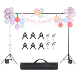 VEVOR Backdrop Stand Background Stand Kit with 2 Tripod for Party & Photo Studio - Extra Image