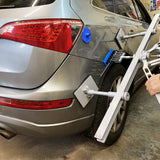 VEVOR Dent Pull Lever Bar Kit Fit for Both Aluminum and Steel Dent Pulling (43INCH/1100MM) - Low Angle