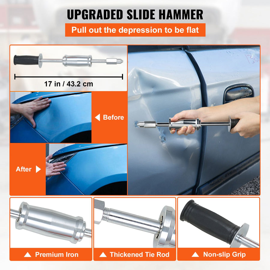 Stud Welder Kit, 1600A Stud Welder Dent Repair Kit, 800VA Spot Welder Stud, 220V Stud Gun Dent Puller Kit with Complete Accessories, Dent Welder Repair for Auto Body Repairing