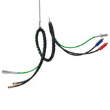 VEVOR 15FT Semi Truck Air Lines Kit, 3-in-1 Air Hoses & ABS Power Line for Semi Truck Trailer Tractor, 7-Way Plug Electrical Cord Cable and Rubber Air
