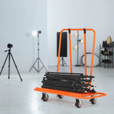 VEVOR Drywall Cart, 3000 LBS Panel Dolly Cart with 45.28" x 21.8" Deck and 5" Swivel Wheels, Heavy-Duty Drywall Sheet Cart, Handling Wall Panel,