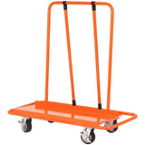 VEVOR Drywall Cart, 3000 LBS Panel Dolly Cart with 45.28" x 21.8" Deck and 5" Swivel Wheels, Heavy-Duty Drywall Sheet Cart, Handling Wall Panel,