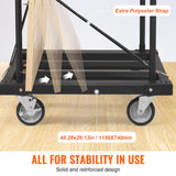 VEVOR Drywall Cart, 1800 LBS Panel Dolly Cart with 45.28