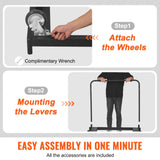 VEVOR Drywall Cart, 1500 LBS Panel Dolly Cart with 36.02