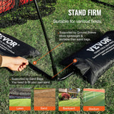 VEVOR 9 Hole Baseball Softball Pitching Net 9 Pocket Hitting Practice 49
