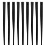 VEVOR Staircase Metal Balusters, 29.5'' x 1'' Flat Aluminum Alloy Decorative Banister Spindles, 51 Pack Deck Baluster with Screws, Classic Hollow Deck