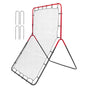 Baseball And Softball Rebounder Net, 3 x 4.5 ft PitchBack Baseball Pitching Nest, 3-Way Baseball, Softball Pitchback Net, Fielding Trainer, Bounce Back Net for Fielding/Throwing Practice
