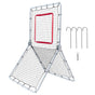 Baseball And Softball Rebounder Net, 3.5 x 6 ft PitchBack Baseball Pitching Nest, Softball Pitchback Net, Fielding Trainer, Bounce Back Net for Fielding/Throwing Practice, 5 Adjustable Angles