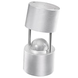 Ice Ball Press Kit, Aircraft Al Alloy Ice Press with Ice Block Mold, Large Mat, Tong, Drip Tray, One Glass, Round Ice Ball Maker 2.4"/60 mm Ice Sphere, for Whiskey, Cocktail on Party & Holiday