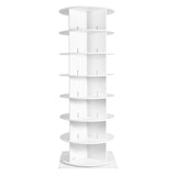 VEVOR 7-Tier Rotating Shoe Rack Tower 360°Spinning Shoe Display with Base Black - Extra Image