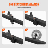 VEVOR Spare Tire Carrier, Trailer Spare Tire Mount, 160 lbs Capacity, Utility Trailer Accessories Fits Most 4 & 5 & 6 & 8 Lugs Wheels on 4", 4.25",