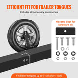 VEVOR Spare Tire Carrier, Trailer Spare Tire Mount, 160 lbs Capacity, Utility Trailer Accessories Fits Most 4 & 5 & 6 & 8 Lugs Wheels on 4", 4.25",