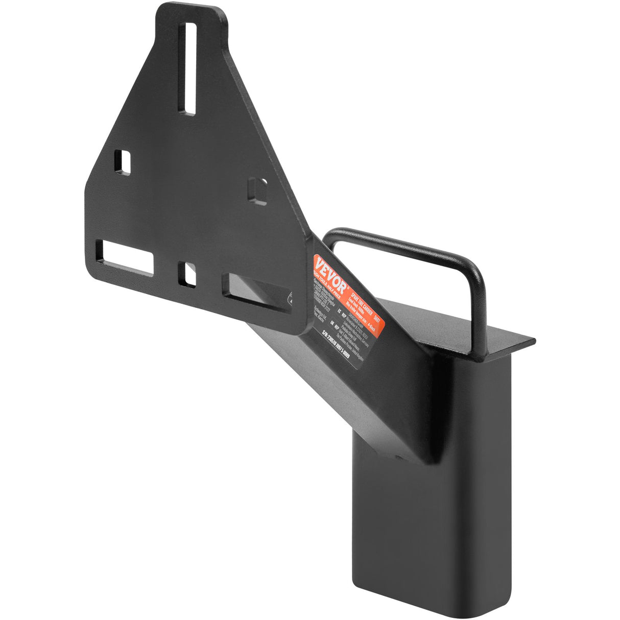 VEVOR Spare Tire Carrier, Trailer Spare Tire Mount, 160 lbs Capacity, Utility Trailer Accessories Fits Most 4 & 5 & 6 & 8 Lugs Wheels on 4", 4.25",