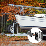 VEVOR Spare Tire Carrier, Trailer Spare Tire Mount, 160 lbs Capacity, Utility Trailer Accessories Fits Most 4 & 5 & 6 & 8 Lugs Wheels on 4