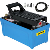 VEVOR Air Hydraulic Pump 10000 PSI Air Over Hydraulic Pump 1/2 Gal Reservoir Air Treadle Foot Actuated Hydraulic Pump 3/8
