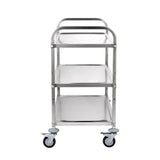 VEVOR 3-Tier Utility Cart Rolling Cart on Wheels 37.5