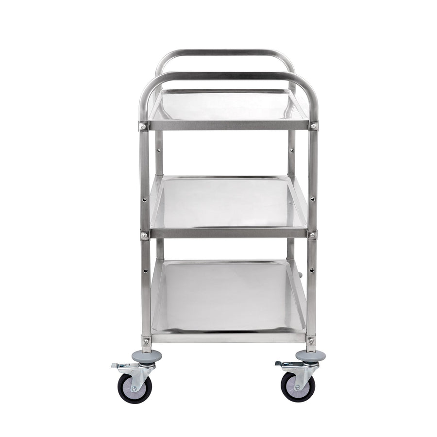 VEVOR 3-Tier Utility Cart Rolling Cart on Wheels 37.5"x20"x37.7" 450 LBS 6 Hooks, image 11