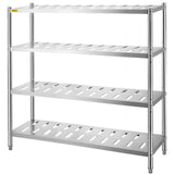 VEVOR Garage Shelf Heavy Duty Shelving 4-Tier 150x45x155cm Stainless Steel - Extra Image