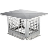 VEVOR Chimney Cap 13” x 9” 304Stainless Steel Fireplace Flue Caps Cover Mesh - Extra Image