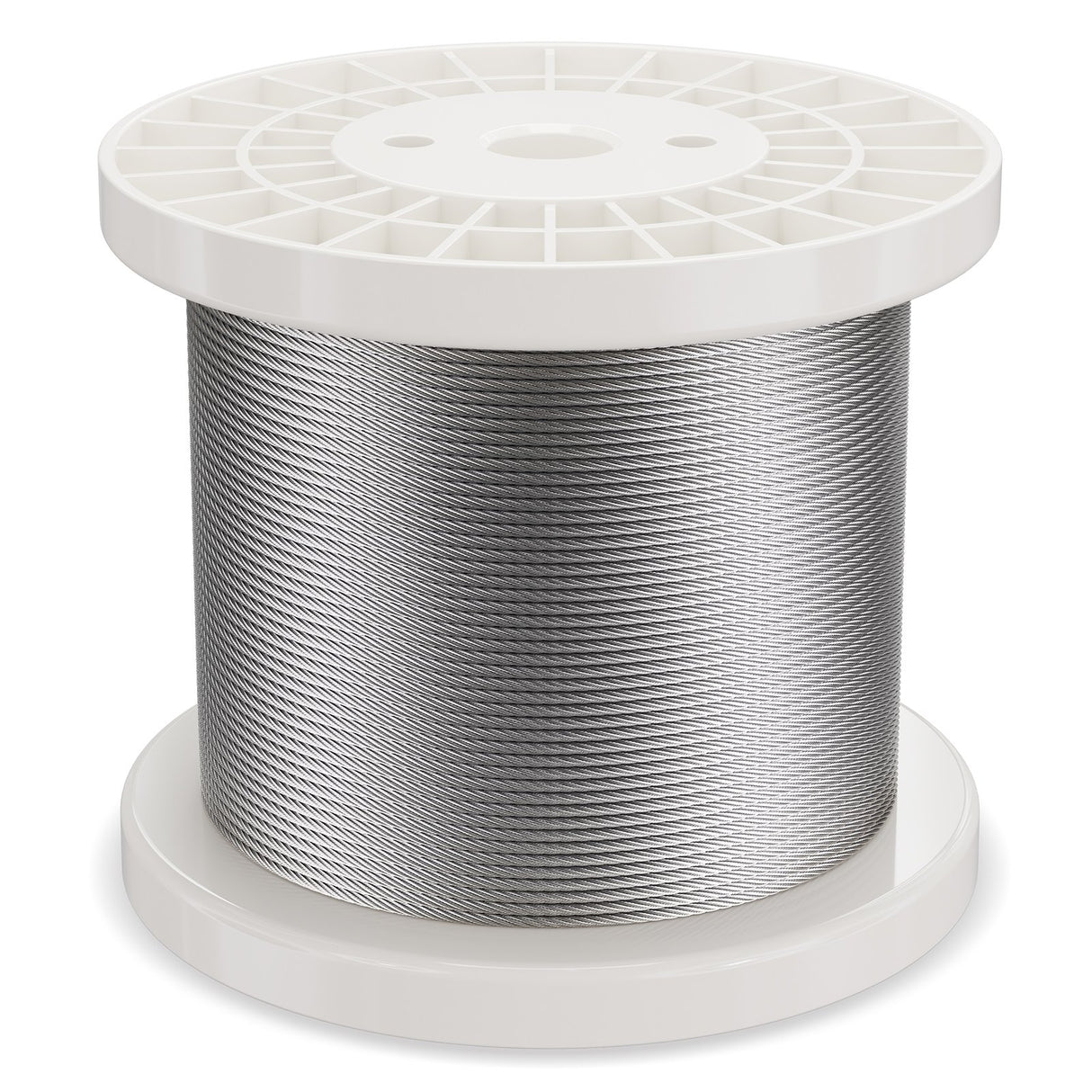 VEVOR T316 Stainless Steel Cable 3.18mm 7x7 Steel Wire Rope 182.3m Cable Railing