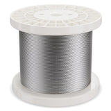 VEVOR T316 Stainless Steel Cable 3.18mm 7x7 Steel Wire Rope 182.3m Cable Railing - Extra Image