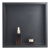 Shower Niche, 33.0 x 33.0 x 10.2 cm Recessed Wall Niche, Heavy-duty Stainless Steel Modern Soap & Shampoo Storage Organizer, Sealed Waterproof, Durable & Easy to Install, Black for Bathroom - Extra Image