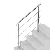 VEVOR 47.2in Handrails for Outdoor Steps 3 Crossbars Staircase for Porch Deck - Extra Image