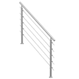 VEVOR 59in Handrails for Outdoor Steps 5 Crossbars Staircase for Porch Deck - Extra Image