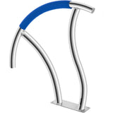 VEVOR Pool Handrail, 30" x 30" Swimming Pool Stair Rail, 2 PCs Stainless Steel Stair Pool Hand Rail Rated 375lbs Load Capacity, Pool Rail with Quick