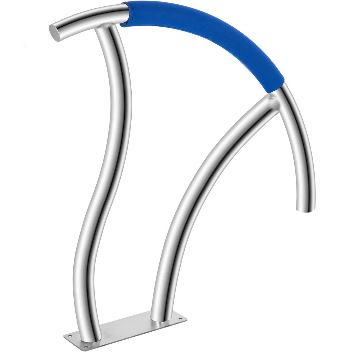 VEVOR Pool Handrail, 30" x 30" Swimming Pool Stair Rail, 2 PCs Stainless Steel Stair Pool Hand Rail Rated 375lbs Load Capacity, Pool Rail with Quick