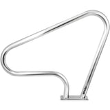 VEVOR Pool Rail 39x32 Pool Railing 304 Stainless Steel 250LBS Load Capacity Silver Rustproof Pool Handrail Humanized Swimming Pool Handrail with Blue Grip Cover & M8 Drill Bit & Self-Taping Screws - Extra Image