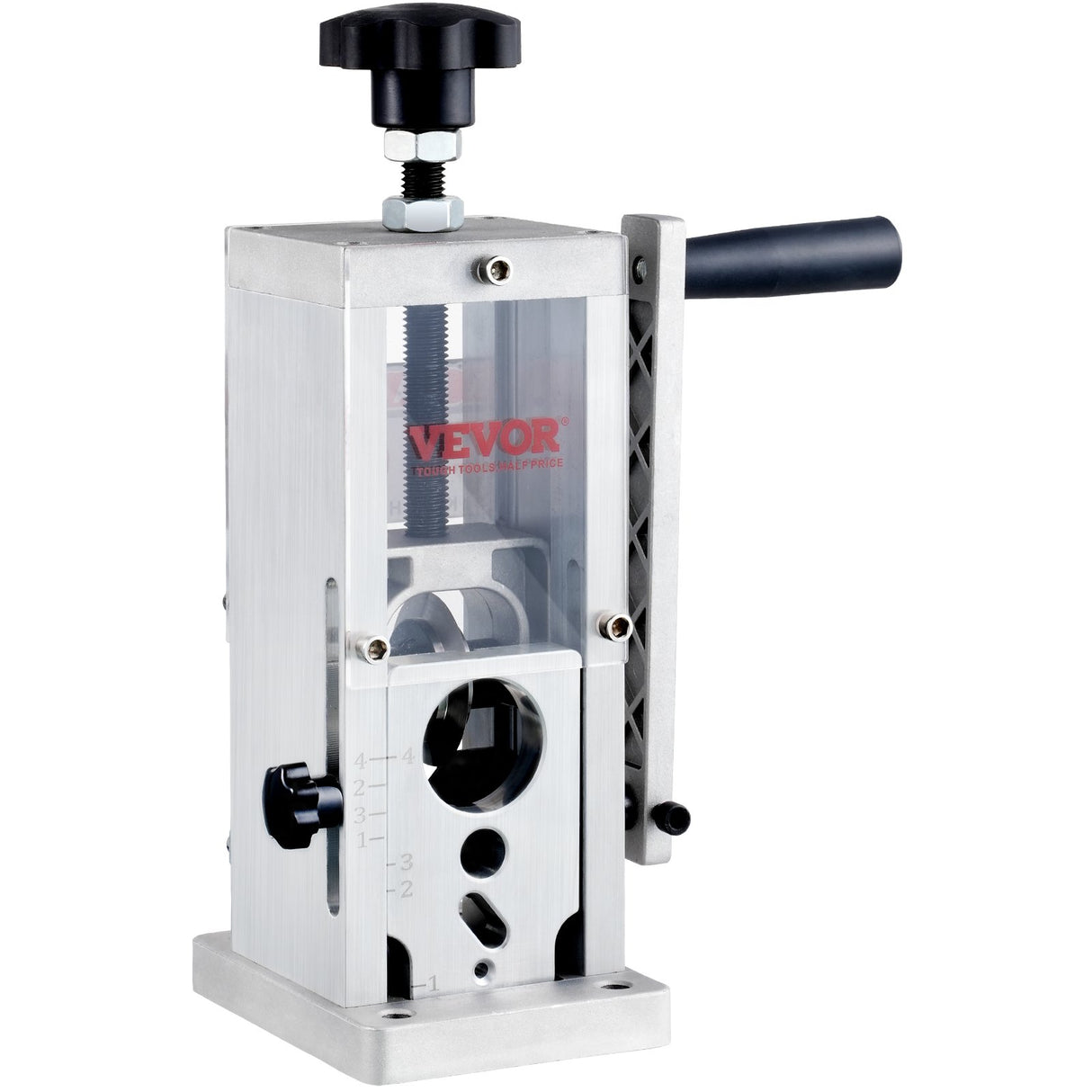 VEVOR Manual Wire Stripping Machine, 0.06''-1.5'' Copper Stripper with Hand Crank or Drill Powered, Visible Stripping Depth Reference, Portable