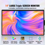 Laptop Screen Extender 14" HD 1080P Portable Monitor for 13"-17" Laptop