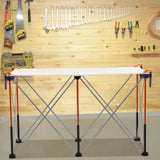 VEVOR Portable Folding Workstand 1267 x 665 mm Collapsible Work Stand 1135 kg
