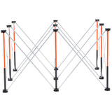 VEVOR Portable Folding Workstand 1267 x 665 mm Collapsible Work Stand 1135 kg