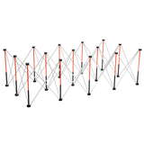 VEVOR Portable Folding Workstand 2455 x 1260 mm Collapsible Work Stand 2724 kg - Low Angle