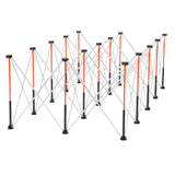 VEVOR Portable Folding Workstand 2455 x 1260 mm Collapsible Work Stand 2724 kg
