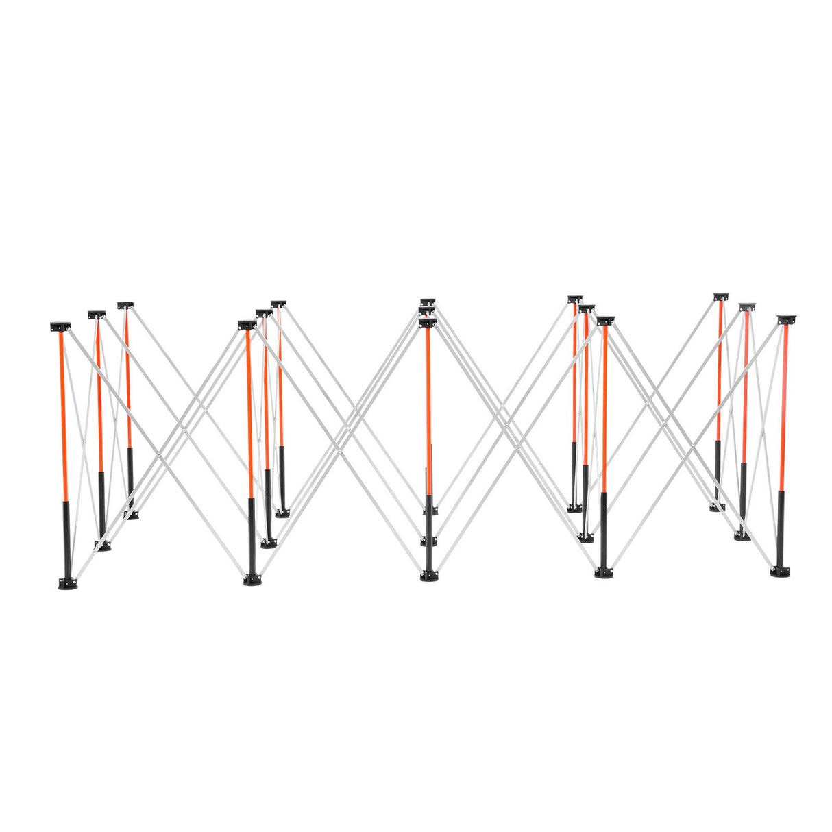 VEVOR Portable Folding Workstand 2455 x 1260 mm Collapsible Work Stand 2724 kg