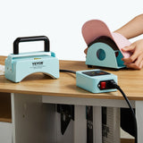 VEVOR Hat Press Machine Mini Hat Heat Press for Caps 5.9x3.15 inch Plate Green - Low Angle