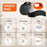 VEVOR Hat Press Machine Mini Hat Heat Press for Caps 6.1 x 3.5 inch Plate White - Rear View