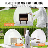 VEVOR Spray Paint Shelter Portable Spray Paint Tent Booth 3.3 x 2.9 x 3.3ft Pop Up - Rear View