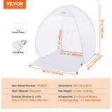 VEVOR Spray Paint Shelter Portable Spray Paint Tent Booth 3.3 x 2.9 x 3.3ft Pop Up - Close-Up Angle