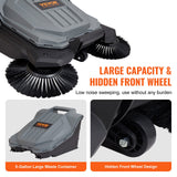 VEVOR Walk-behind Hand Push Floor Sweeper 25.6