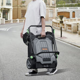 VEVOR Walk-behind Hand Push Floor Sweeper 25.6