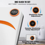 Heat Press 9 x 9 in Portable Easy Press Sublimation Transfer DIY T-shirt