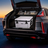 VEVOR Insulated Portable Cooler, 49 L, Holds 50 Cans, Ice Retention Hard Cooler with Heavy Duty Handle, Ice Chest Lunch Box for Camping, Beach, Picnic, Travel, Outdoor, Keeps Ice for up to 6 Days