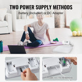 VEVOR Portable Medical Scale, Professional Physician Scale for Weighing - with Anti-slip Platform, 2 Units, Hold & Tare Function, Digital Physician Weight Scale for Gym Home Hospital, 440LBS Capacity - Rear View